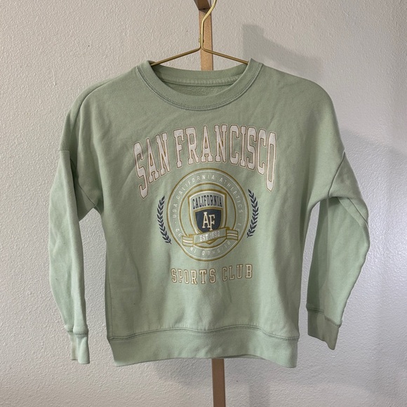 abercrombie kids Other - Abercrombie Kids Light Green San Francisco sports club Pullover